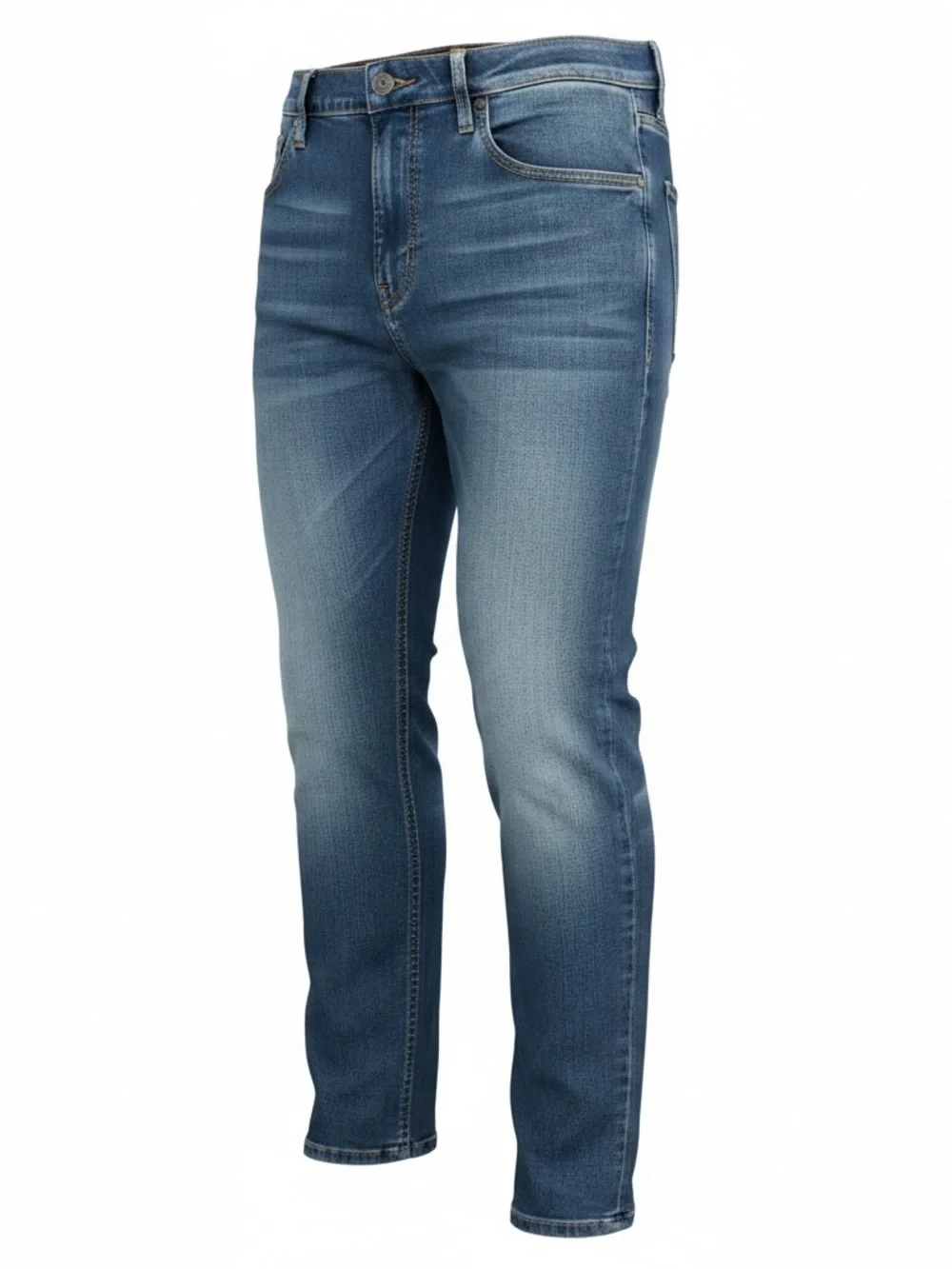 Express Men's Skinny Jeans in Faded Blue